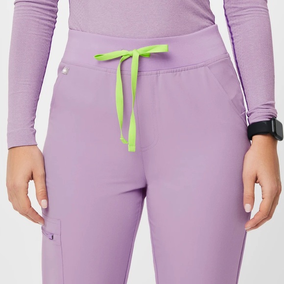 Lavender Dew Zamora™ High Waisted - Jogger Scrub Pants - Picture 2 of 7
